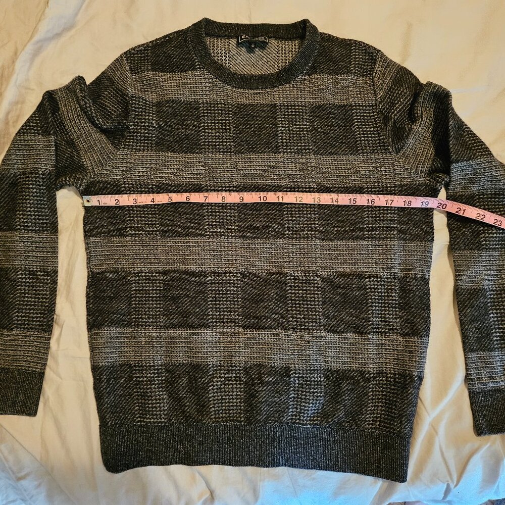 Black and White Checkered Sweater
